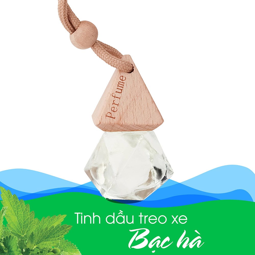 Tinh dầu treo xe ô tô Bạc hà
