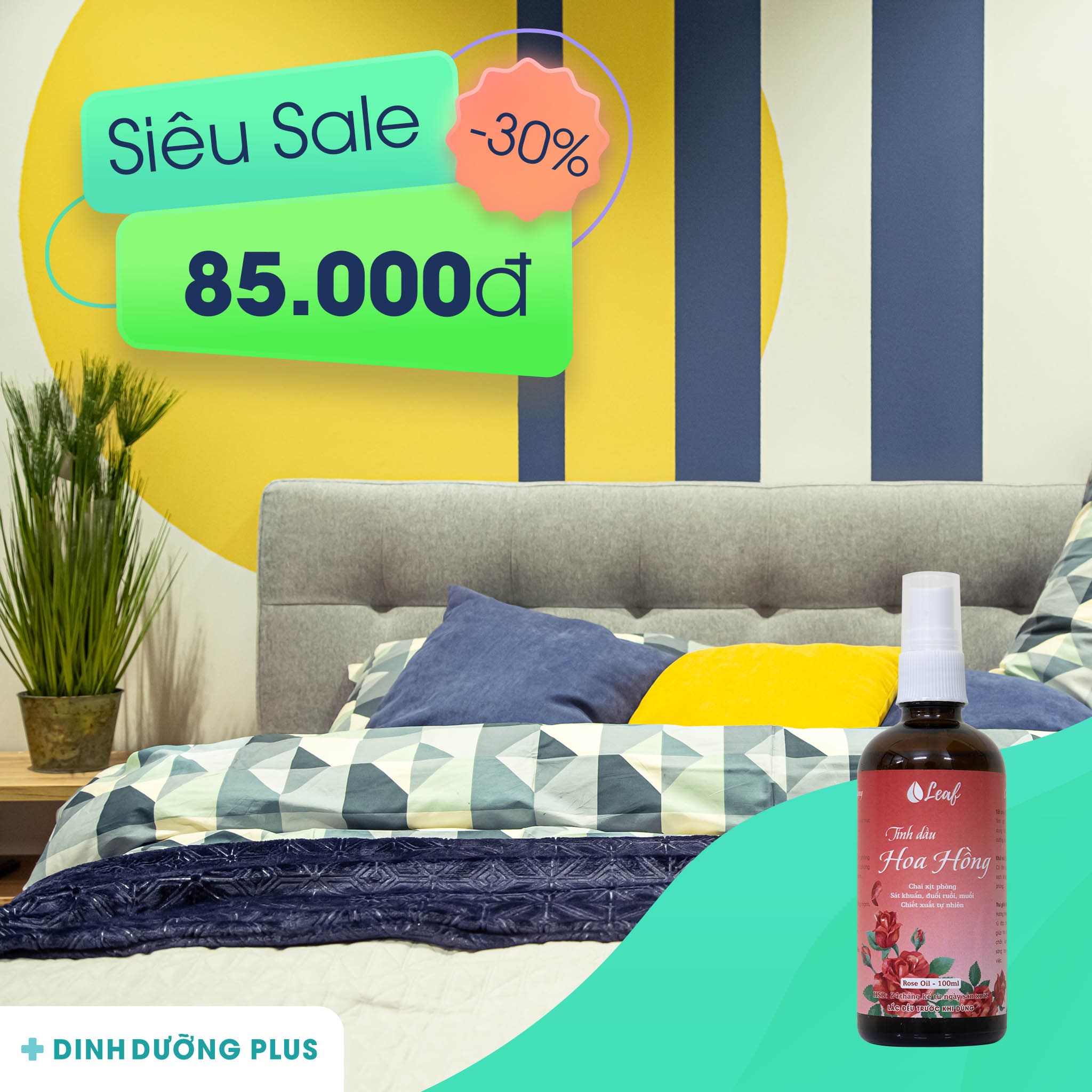 Tinh dầu Hoa Hồng xịt phòng 100ml - Ảnh 7