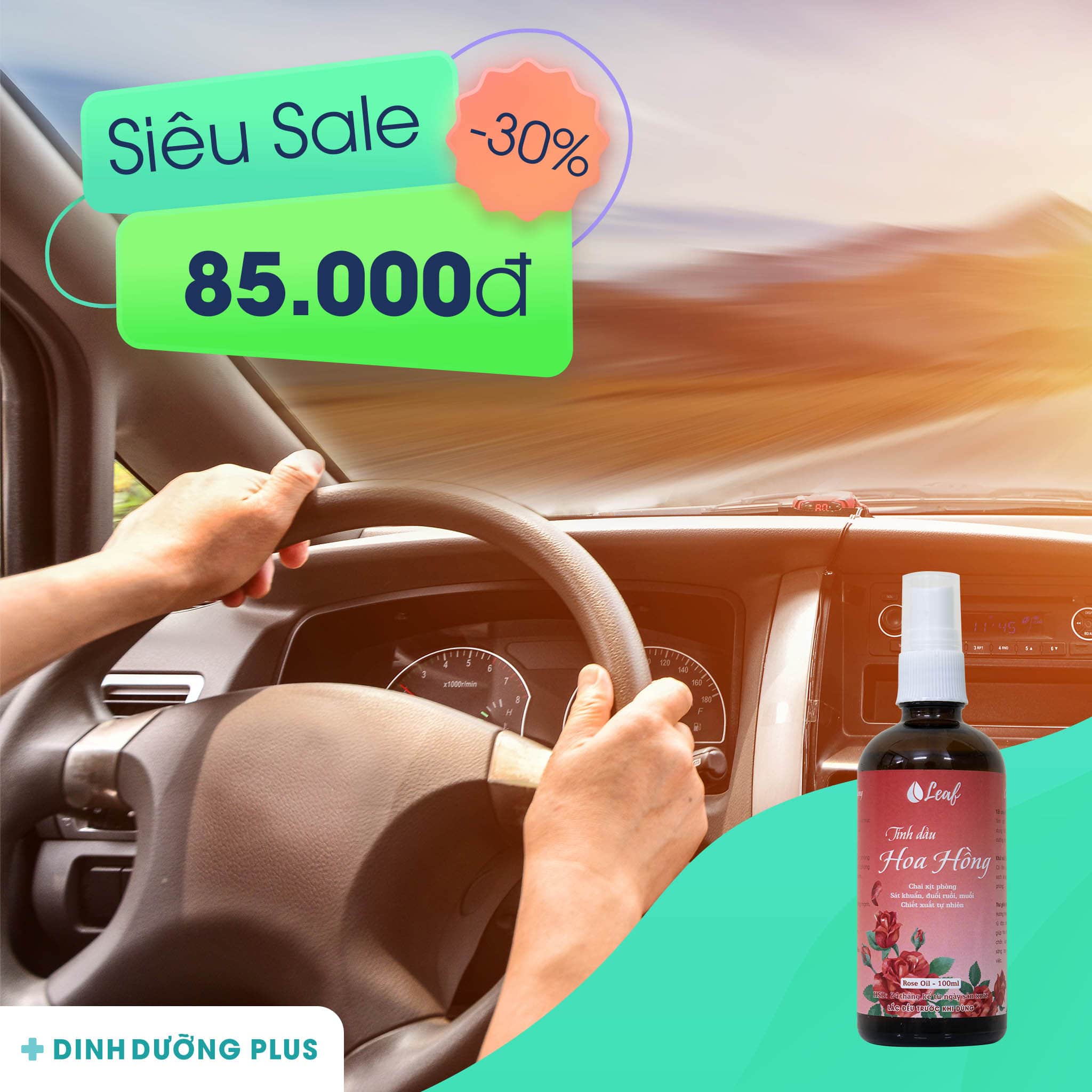 Tinh dầu Hoa Hồng xịt phòng 100ml - Ảnh 4