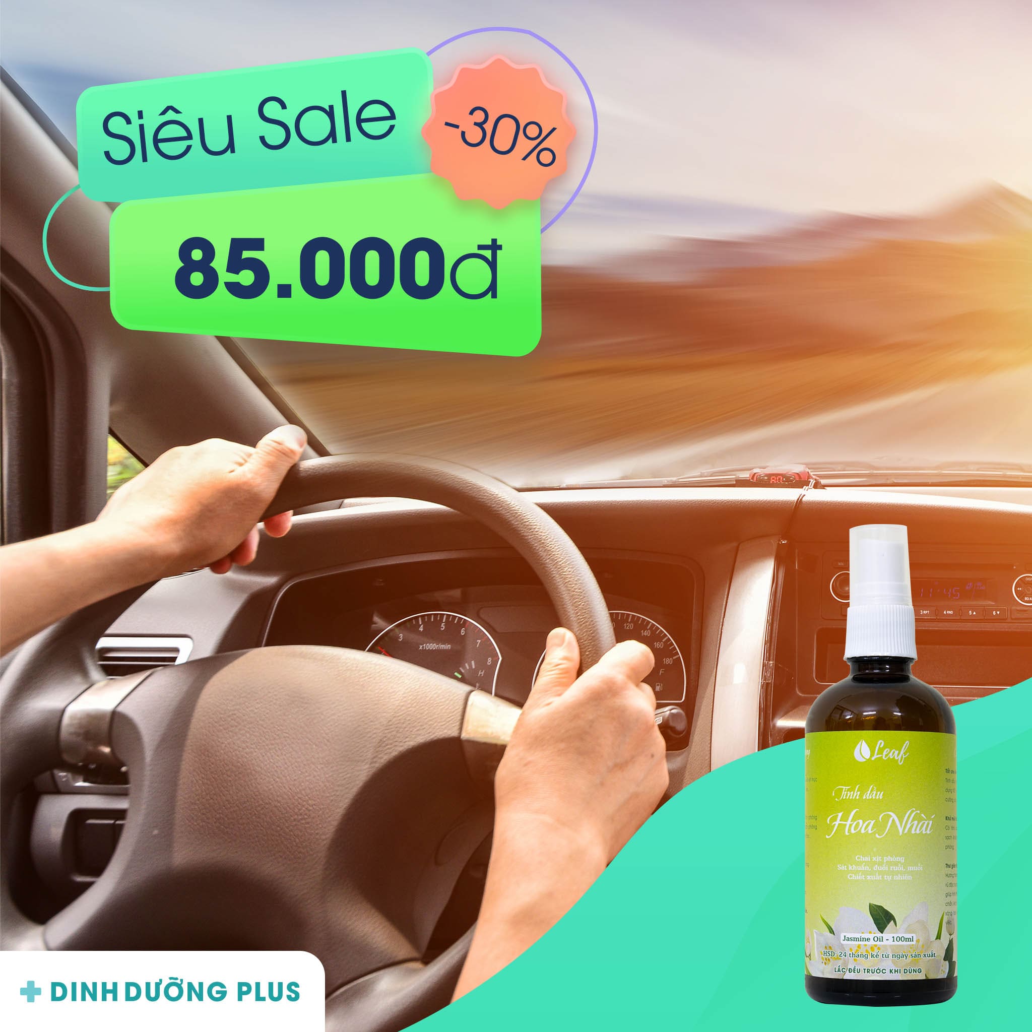 Tinh dầu Hoa Nhài xịt phòng 100ml - Ảnh 2