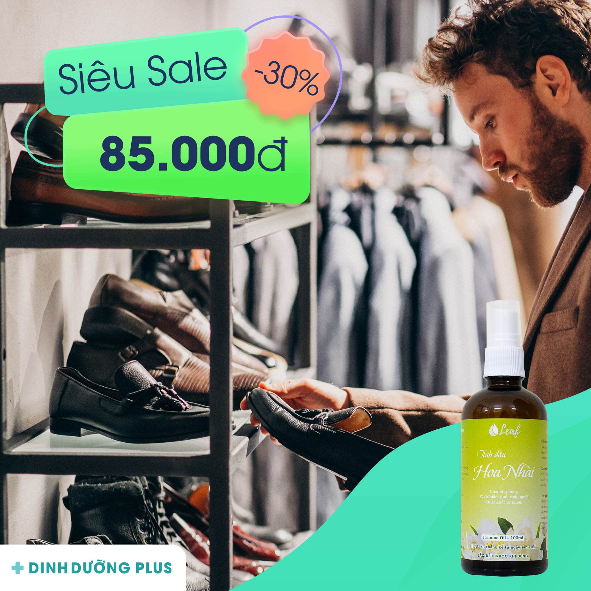 Tinh dầu Hoa Nhài xịt phòng 100ml - Ảnh 3