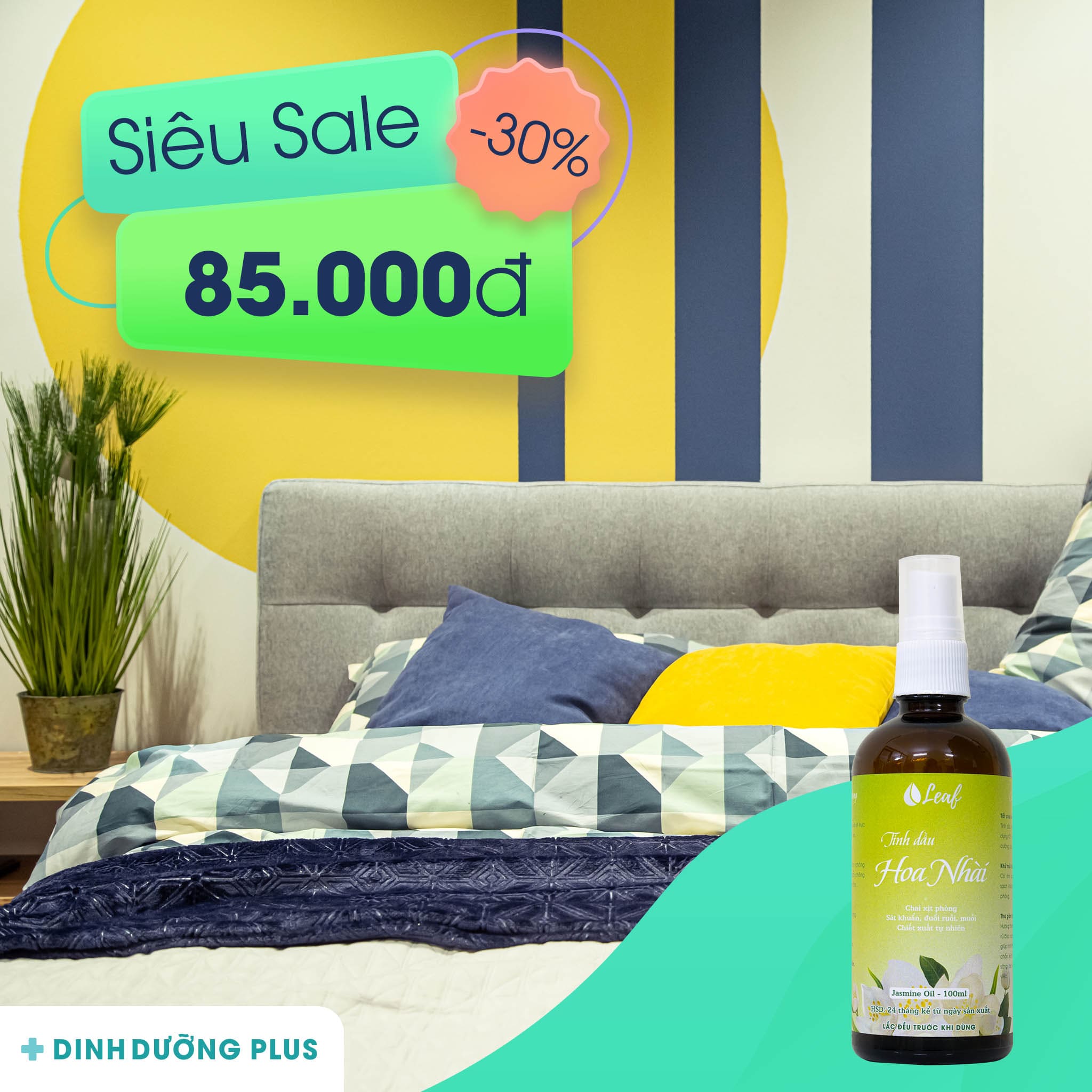 Tinh dầu Hoa Nhài xịt phòng 100ml - Ảnh 4