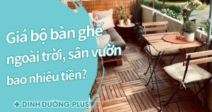 Bộ bàn ghế ngoài trời tại Đà Nẵng