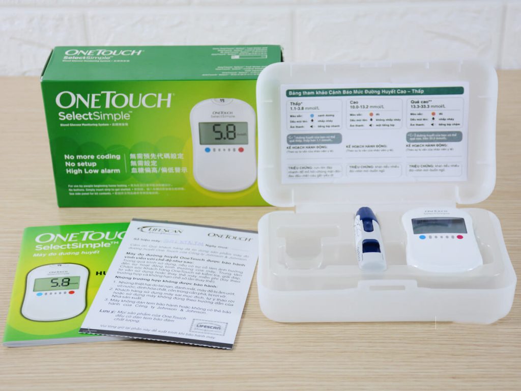 Máy đo đường huyết OneTouch Johnson & Johnson