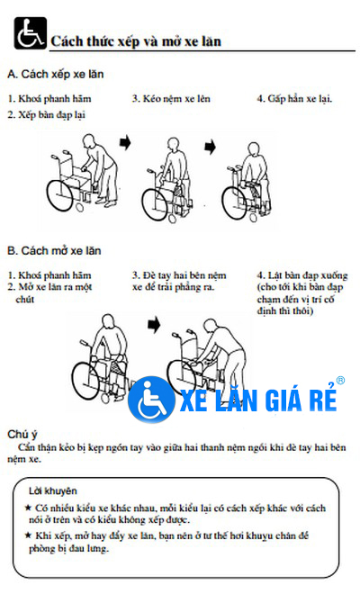 Hướng dẫn cách kiểm tra vận hành xe lăn - Cửa hàng bán xe lăn tại Đà Nẵng