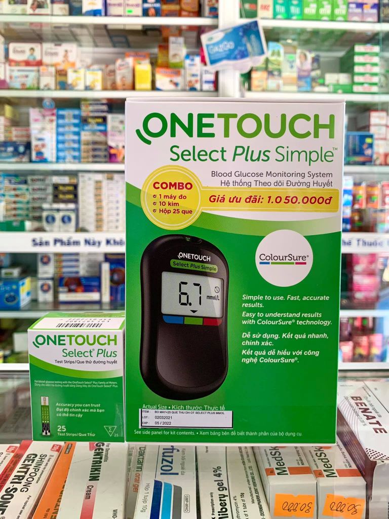 Máy đo đường huyết ONETOUCH SELECT PLUS SIMPLE
