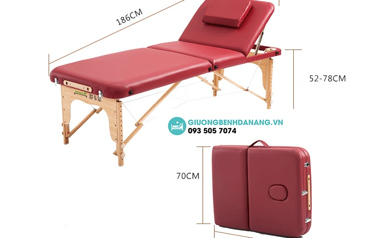 Giường châm cứu gấp gọn tại Đà Nẵng