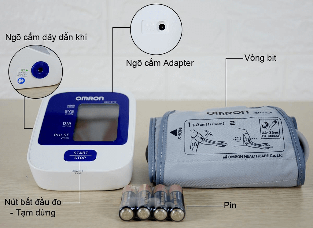 máy đo huyết áp omron hem 8712 tại Đà Nẵng